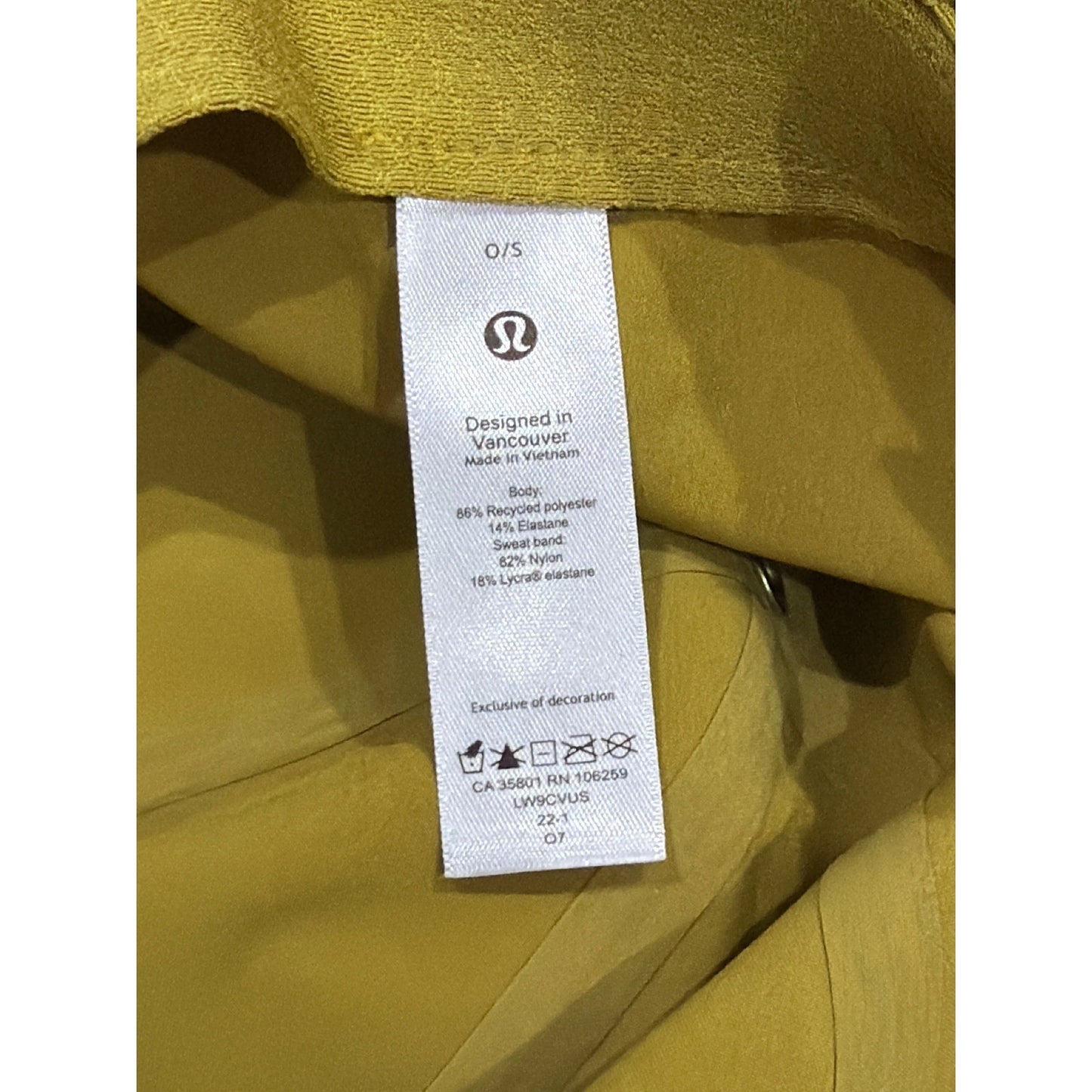 Lululemon Fast and Free Hat Women OS Bronzey Green Adjustable Running Sporty3