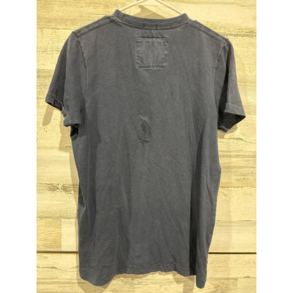 Y2K Abercrombie & Fitch Graphic T-Shirt Men Medium Navy Blue Logo Retro Classix2