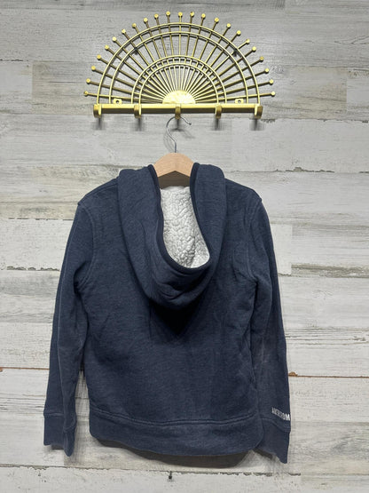 Abercrombie Kids Hoodie Kids 7/8 Navy Sherpa Lined Full Zip2