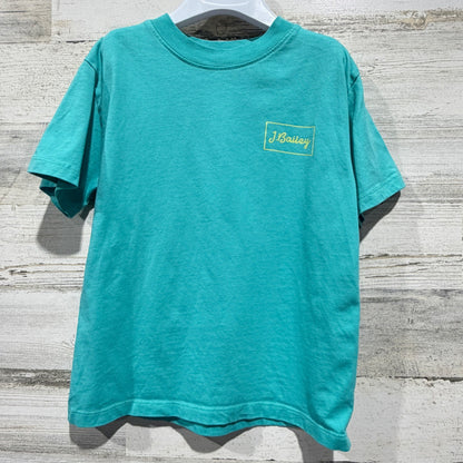 J. Bailey T-Shirt Boys Size 6 Teal Lobster Graphic Preppy Coastal EUC0