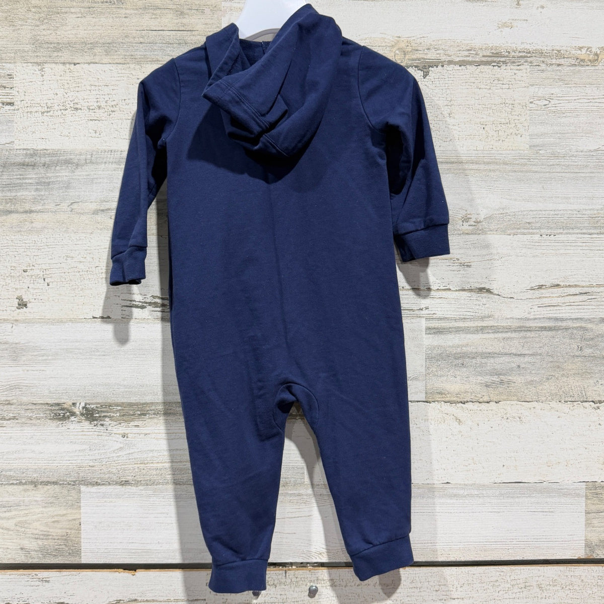 Nike Futura Romper Boys 18M Navy Blue Cotton Blend Sporty Classic EUC6