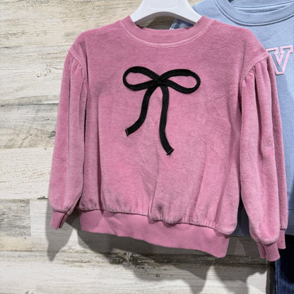 Cat & Jack OshKosh Sweatshirt Jeans Bundle Girls 4T Pink Blue Denim Casual1