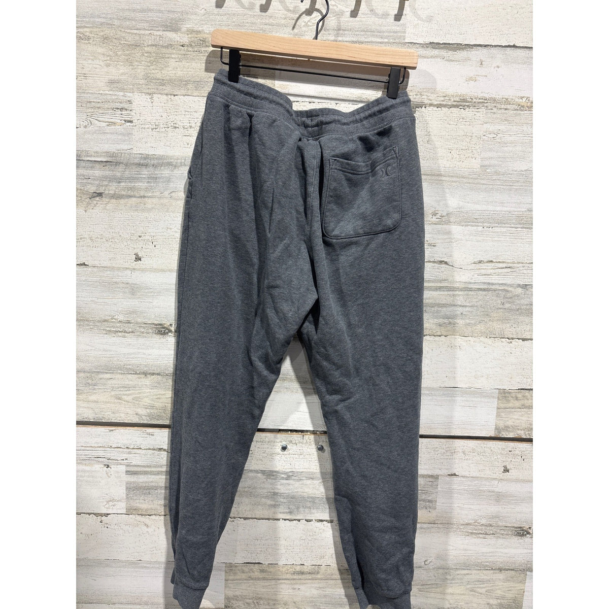 Hurley Sweatpants Men L Gray Fleece Joggers Athleisure3