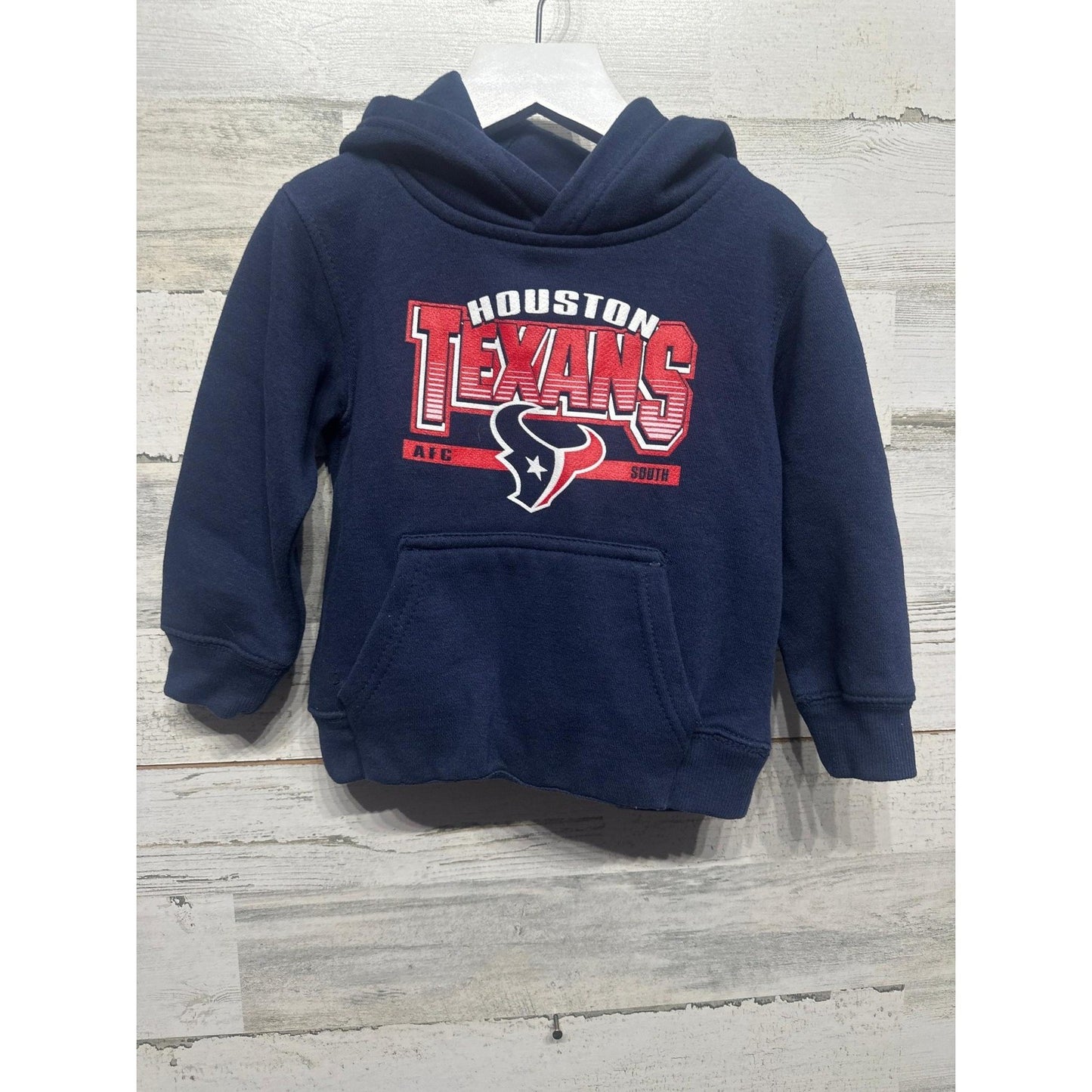 Outerstuff Football Hoodie Toddler 2T Navy Houston Texans Graphic Sporty EUC0
