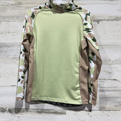 Stonz Sun Shirt Rash Guard Kids 5T Green Camo UPF 50+ Gorpcore NWT0