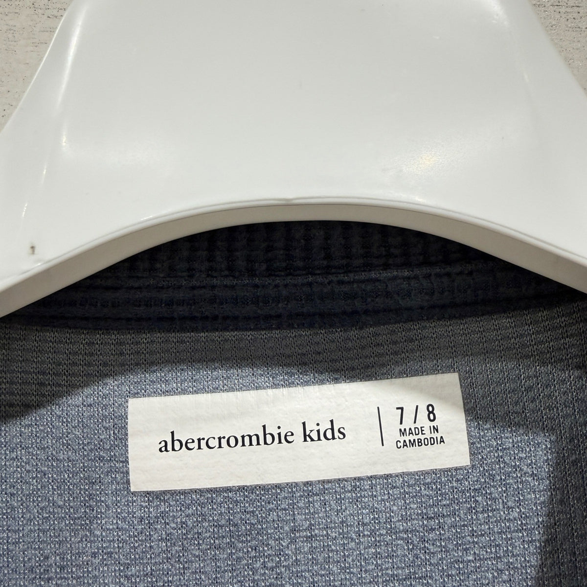 Abercrombie & Class Club Shirt Lot Boys 7/8 Blue Tie Dye Waffle Button EUC3