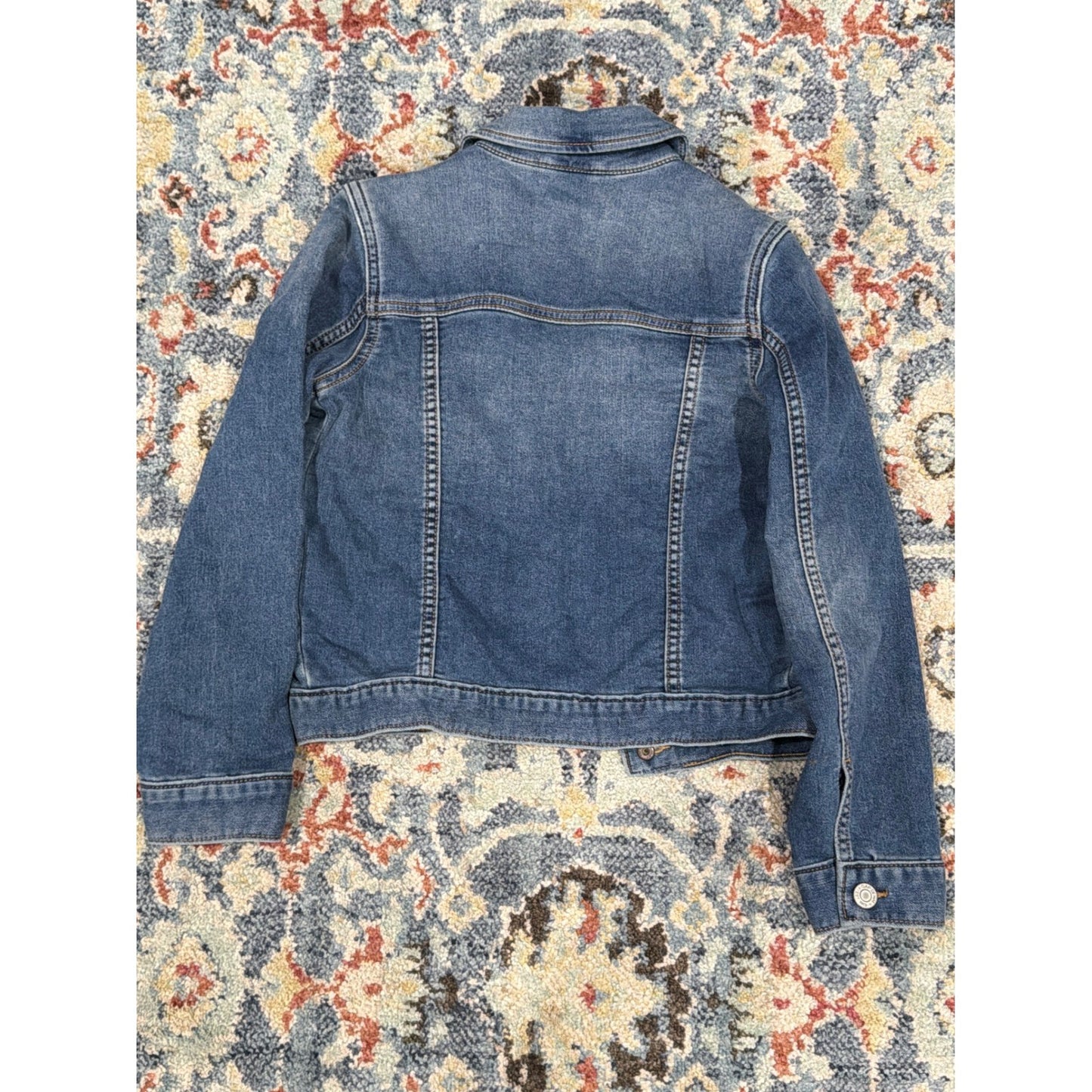 Gap Denim Jacket Girls Large Blue Classic Trucker Americana EUC5