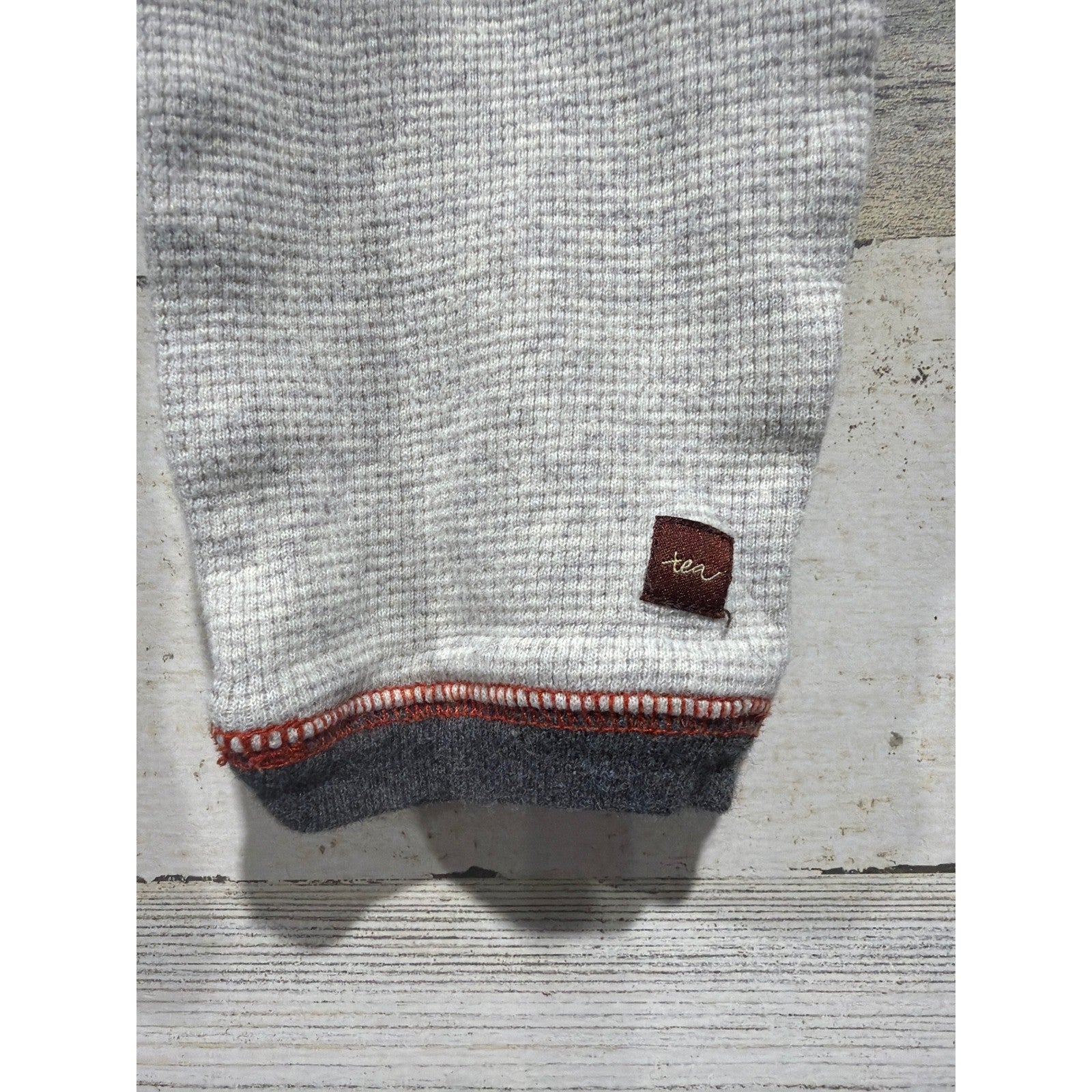 Hanna Andersson Tea Collection Sleeper Romper Boys 6-12M Blue Gray Planet6