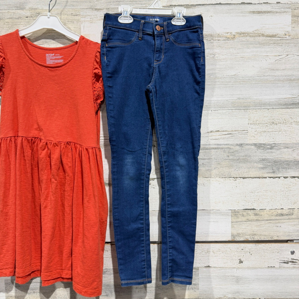 Abercrombie Cat & Jack Old Navy Girls Clothing Lot 4pc Size 10/12 Bundle Casual9