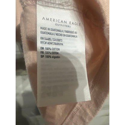 American Eagle Pink Floyd Graphic Tee Women XS Tan Pyramid Rock Band EUC4