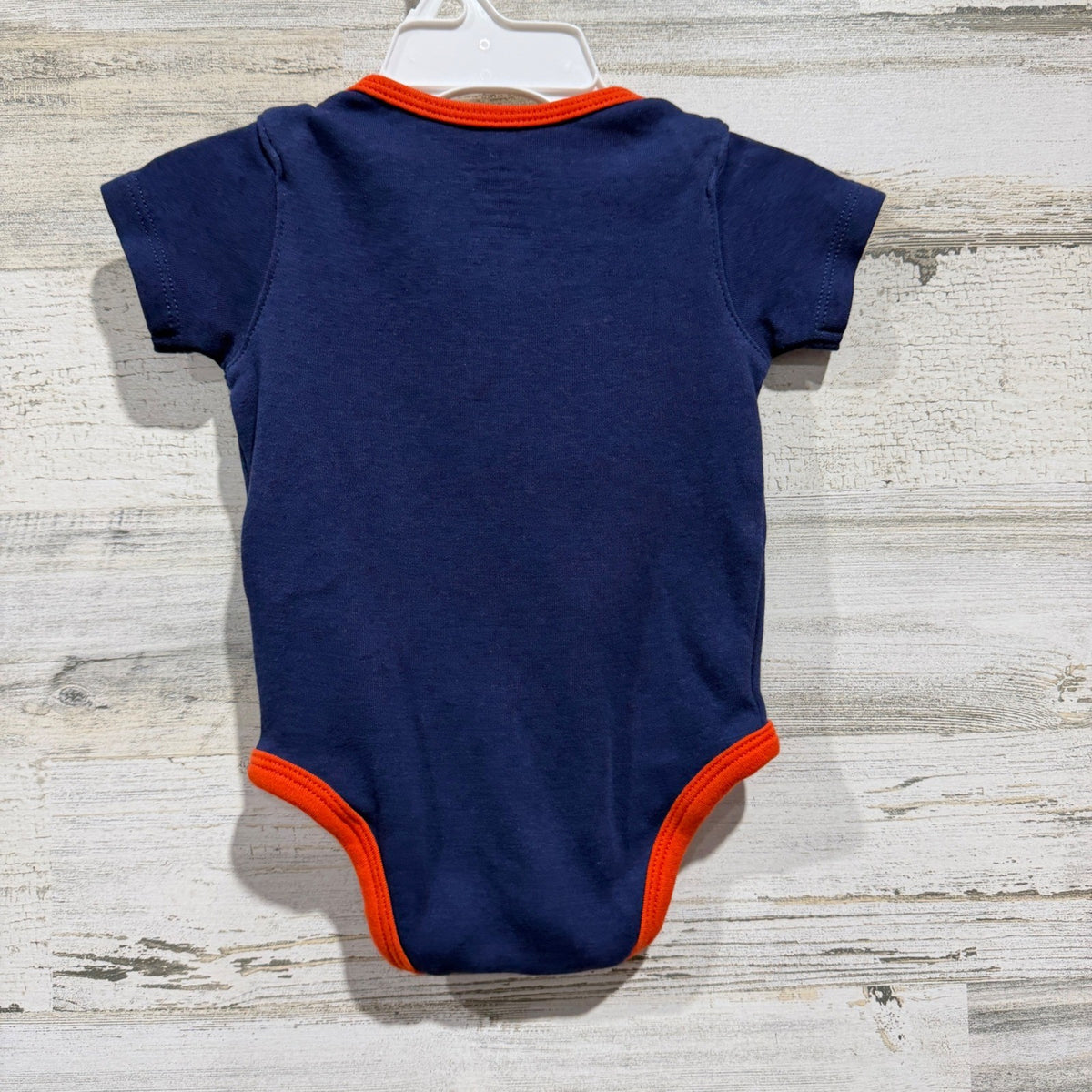 MLB Houston Astros Bodysuit Boys 6/9M Navy Baseball Gameday Style Sporty EUC3