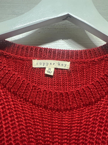 Copper Key Pullover Sweater Kids Medium Red EUC1