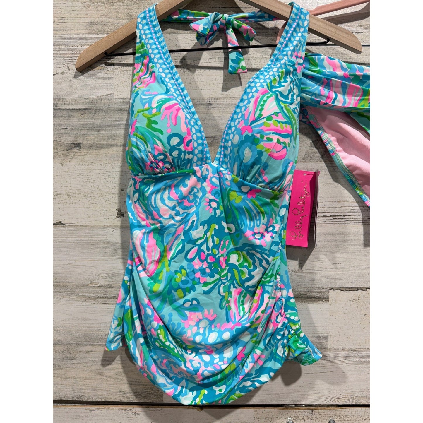 Lilly Pulitzer Tankini Swim Women 8 Top / 10 Bottoms Floral Tropical Resort NWT1