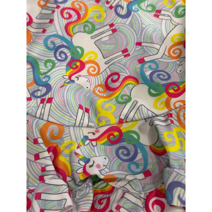 Flap Happy One Piece Swimsuit Girls 24m Multicolor Unicorn Rainbow Ruffle NWT1