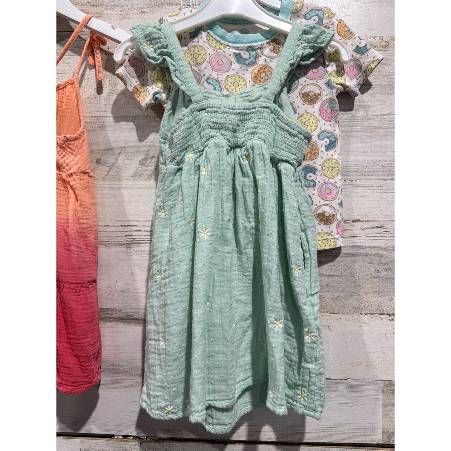 Girls 5T Dress Pajama Lot Color Donut Cute Girly Bundle5