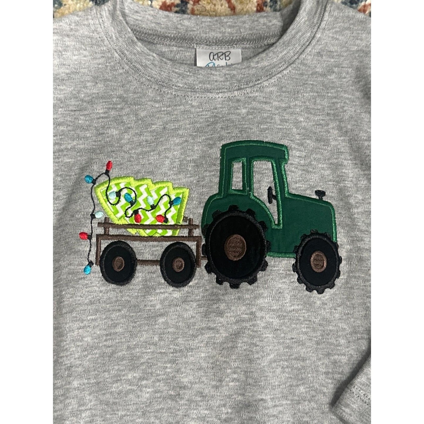 Holiday Applique Long Sleeve Shirt Boys 4T EUC1