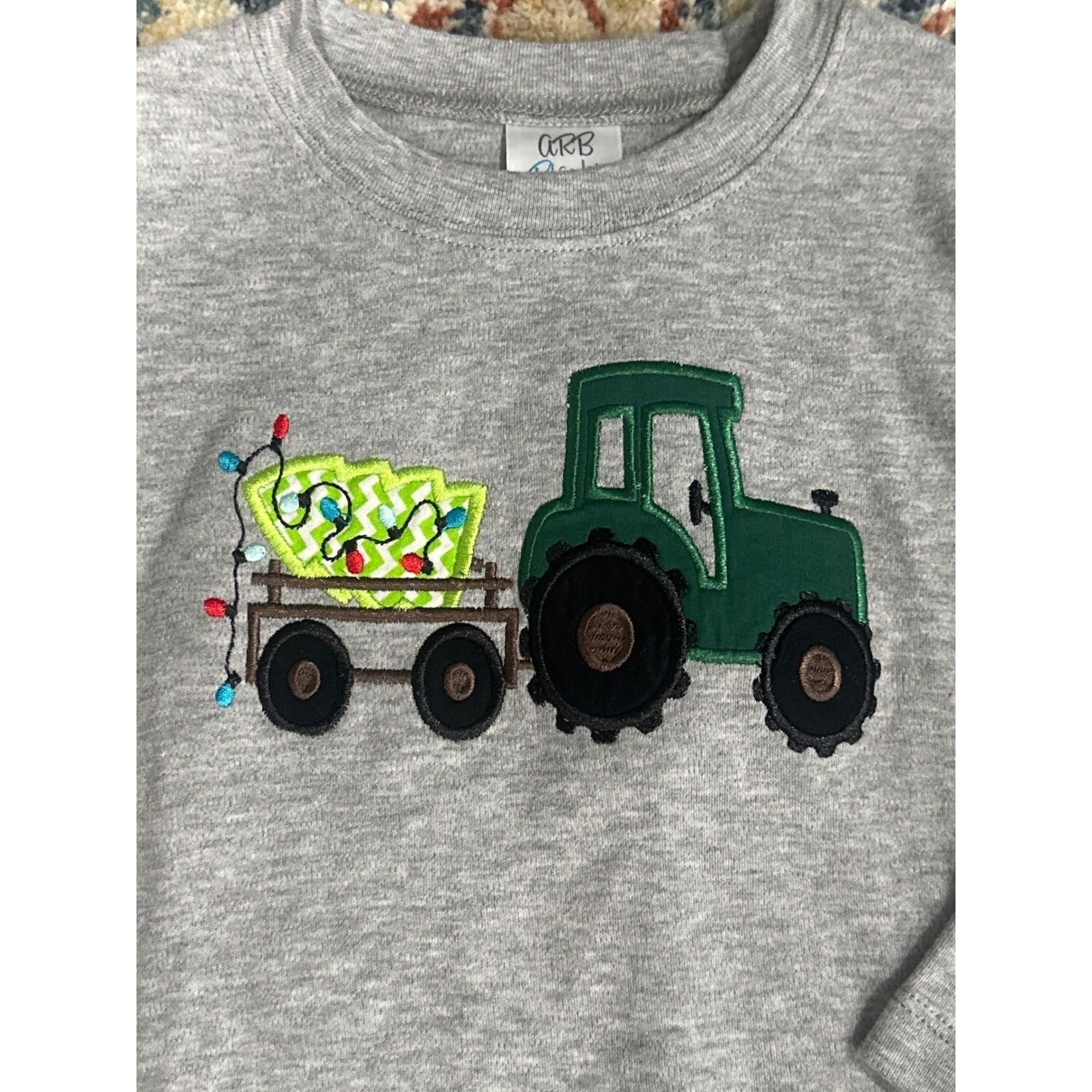 Holiday Applique Long Sleeve Shirt Boys 4T EUC1