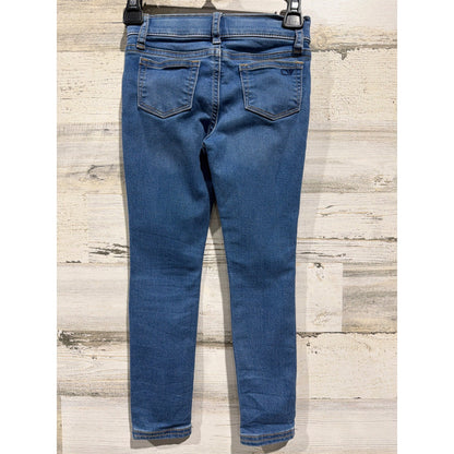 Vineyard Vines Skinny Jeans Girls 5 Blue Adjustable Waist Preppy EUC1