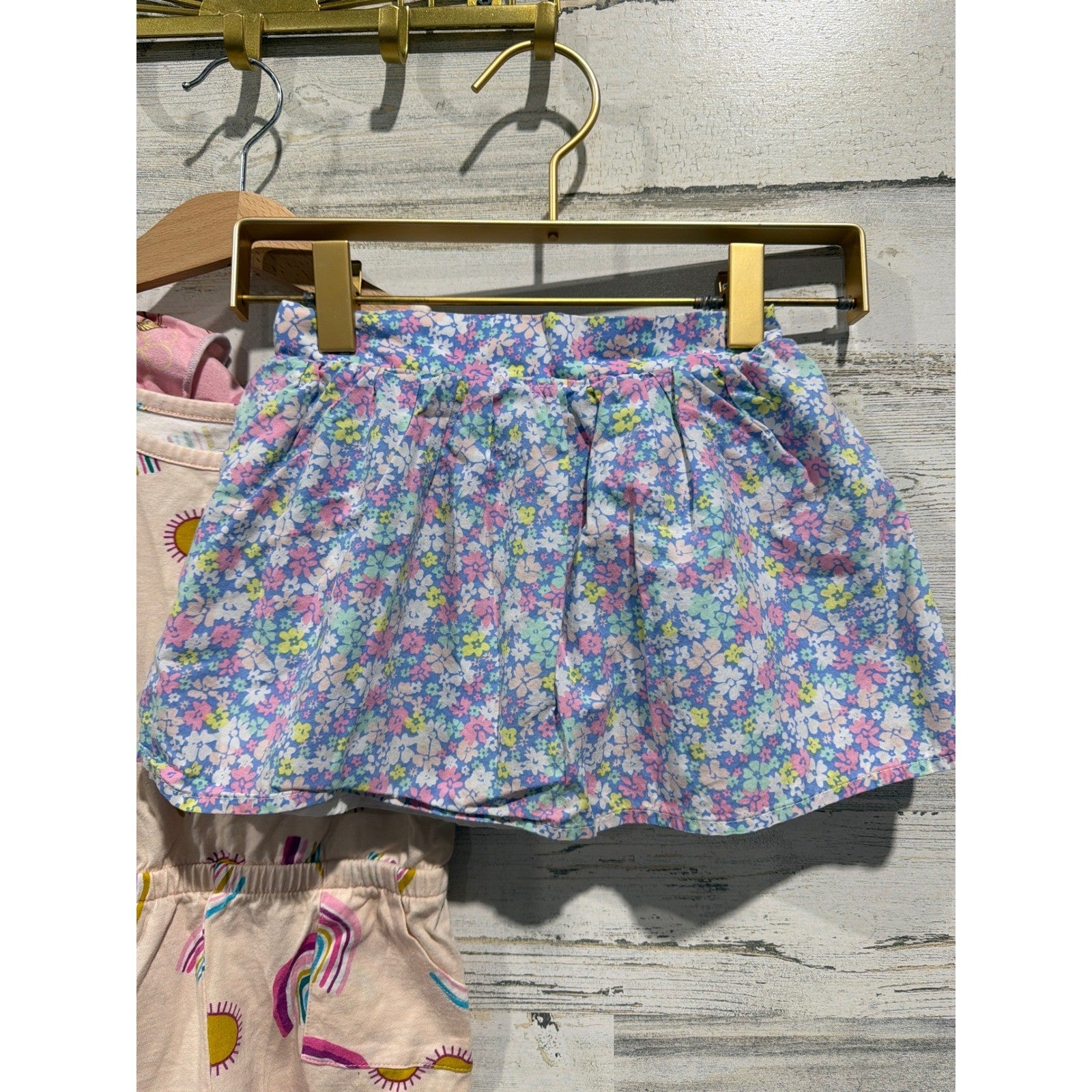 Jumping Beans Carters Girls 3T Bundle Pink Floral Rainbow Dress Romper2