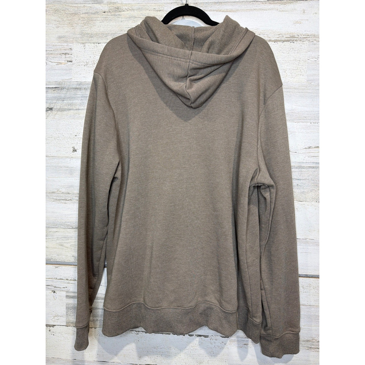 Athletic Works Zip Hoodie Men 2XL Brown Heathered Athleisure Gorpcore EUC3
