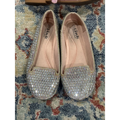 Link Copper Key Dress Shoes Bundle Girls 13 Pink Silver Rhinestone Glitter2