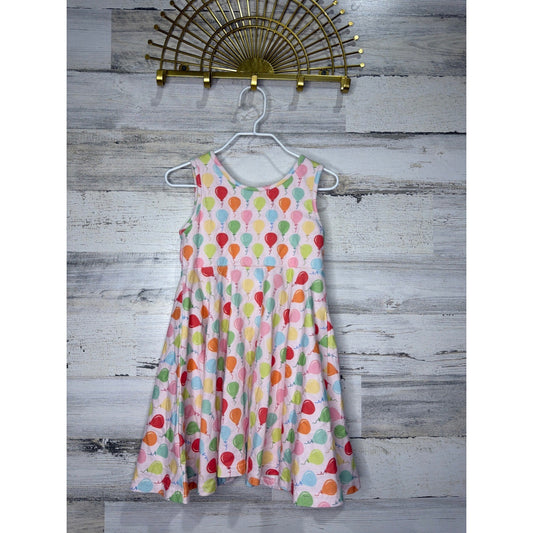 Serendipity Dress Girls 4t Pink Balloon Print Sleeveless Whimsical0