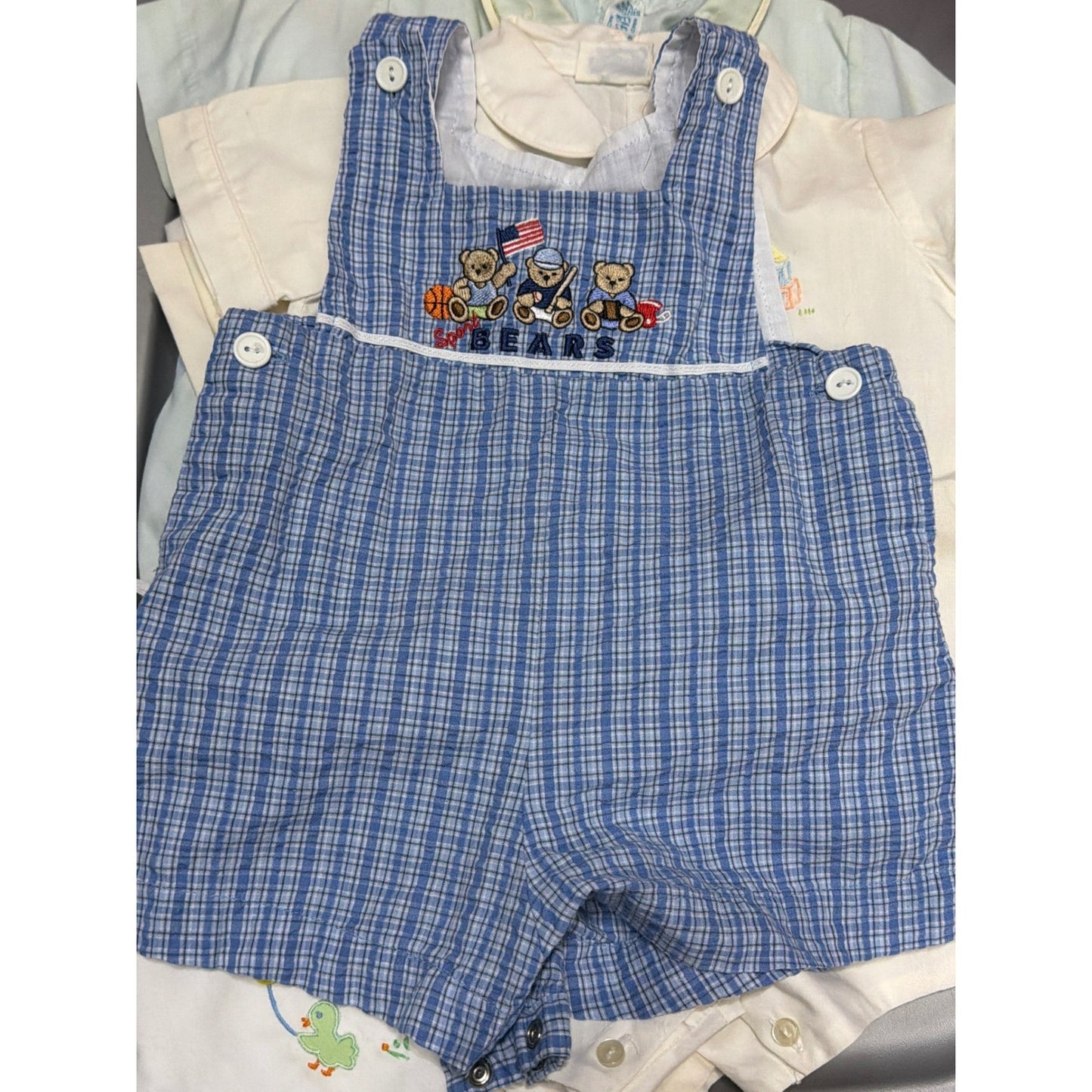 Vintage Baby Boy Bundle Carriage Boutique Feltman Bros Osh Kosh Smock 17pc19