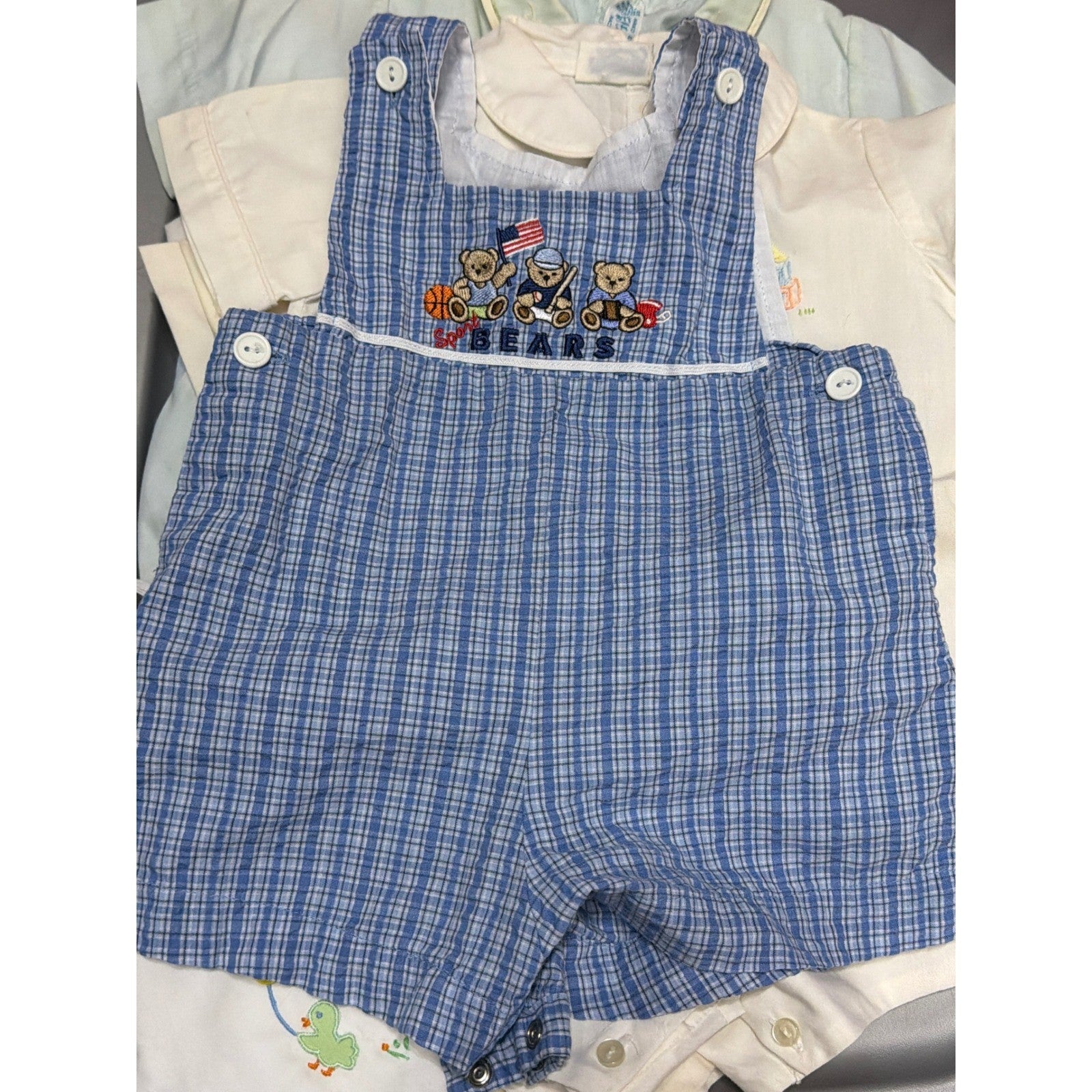 Vintage Baby Boy Bundle Carriage Boutique Feltman Bros Osh Kosh Smock 17pc19