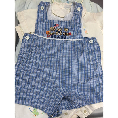 Vintage Baby Boy Bundle Carriage Boutique Feltman Bros Osh Kosh Smock 17pc19
