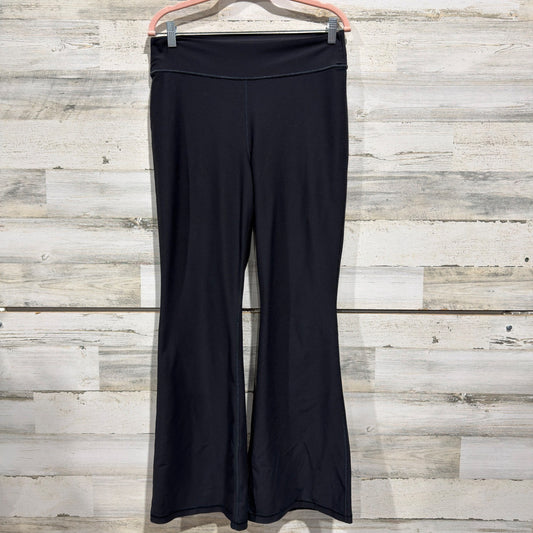 Old Navy Powersoft Extra High-Rise Flare Pants Womens L Black Go-Dry Activewear0