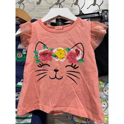 Hello Kitty Cat & Jack Girls 2T Pink Navy Bundle Pajamas Dress Shorts EUC1