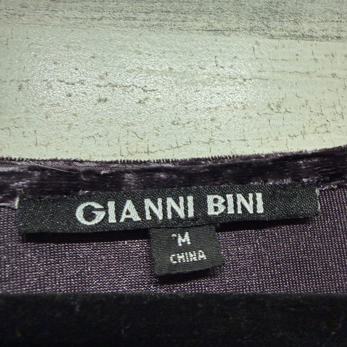 Gianni Bini Maxi Dress Womens M Purple Crushed Velvet Wrap V-Neck Whimsigoth EUC2
