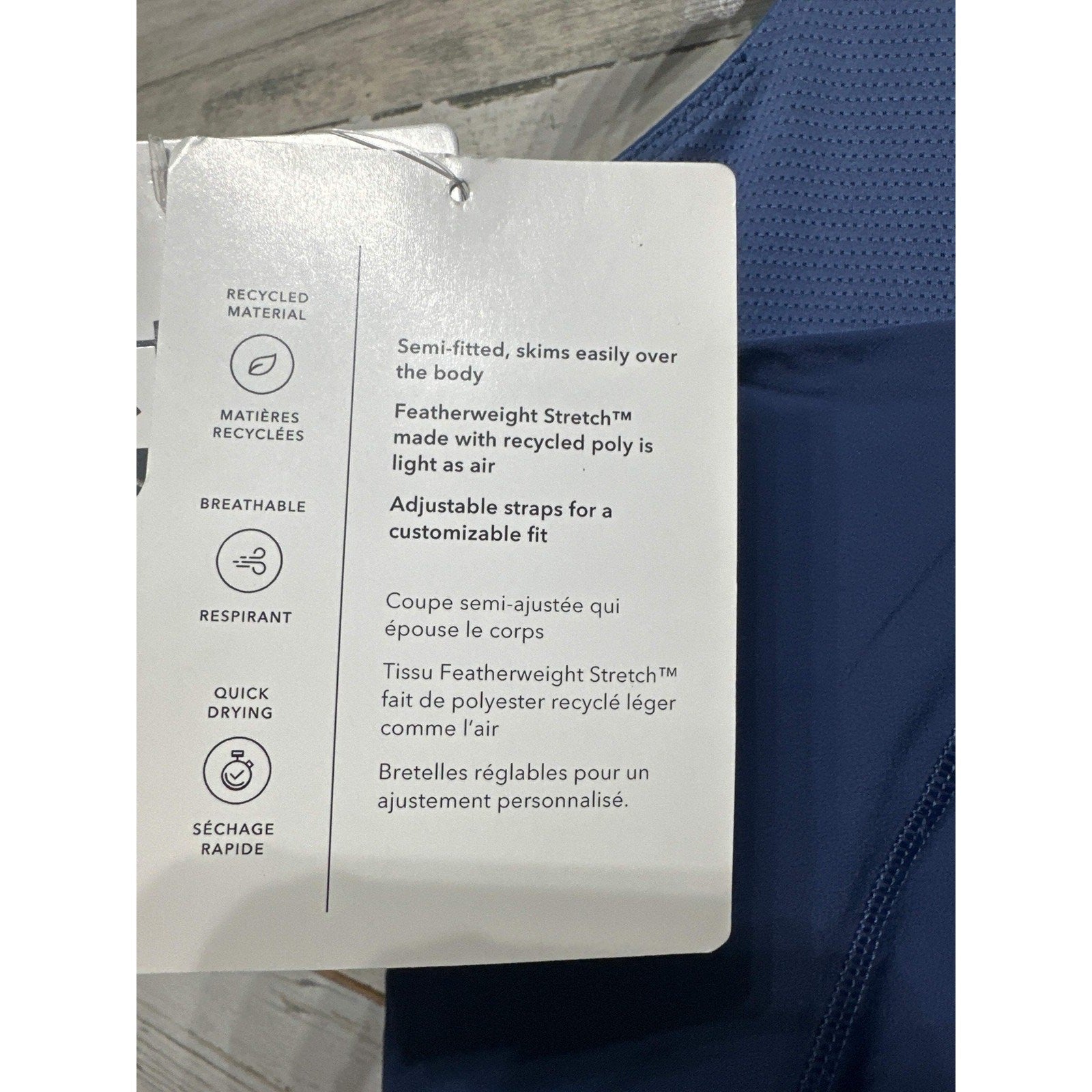 Athleta Doing The Most Dress Girls Size 7 Navy Blue Activewear NWT4