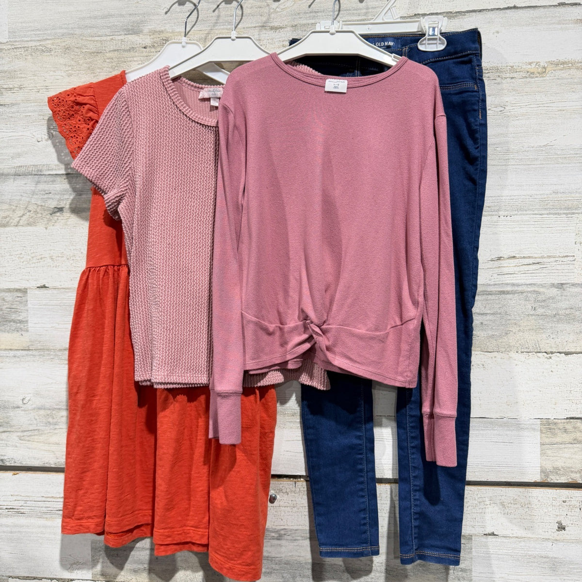 Abercrombie Cat & Jack Old Navy Girls Clothing Lot 4pc Size 10/12 Bundle Casual0