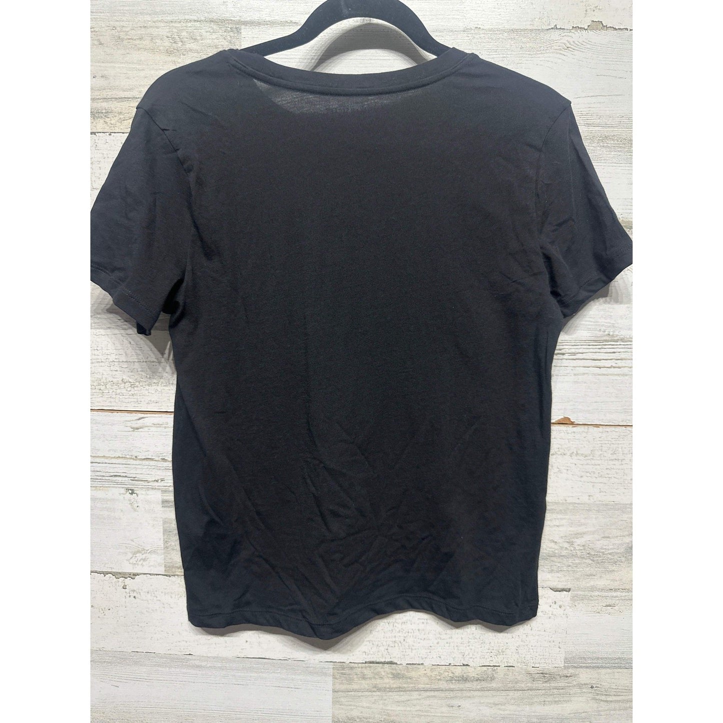 Victoria's Secret Graphic Tee Womens XS Black Gold Logo EUC3
