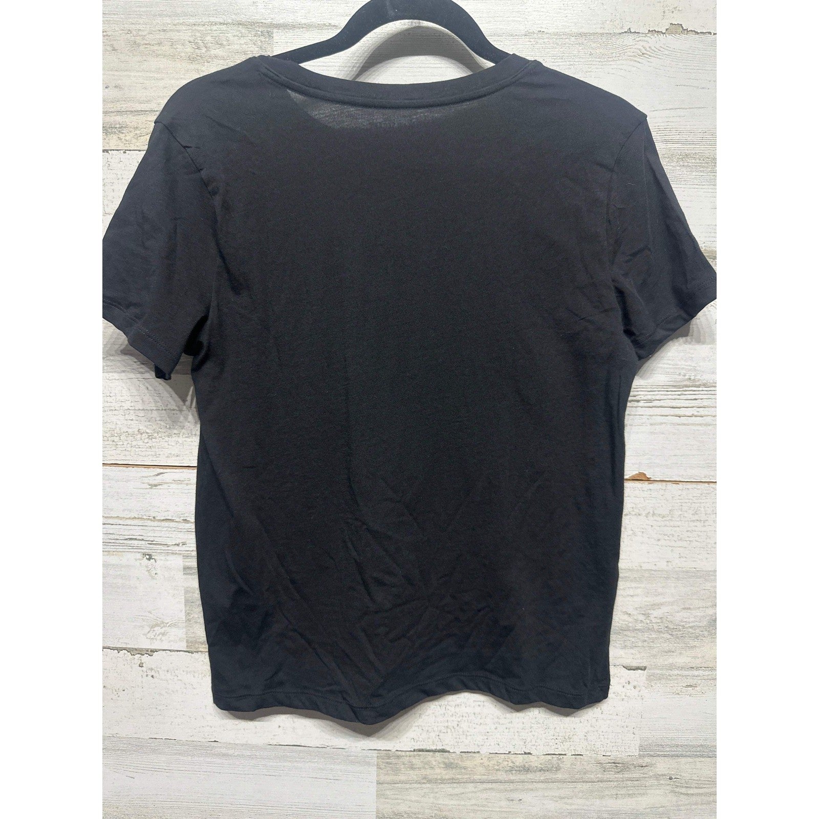Victoria's Secret Graphic Tee Womens XS Black Gold Logo EUC3