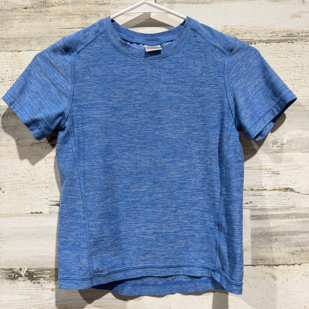 Hanna Andersson Active Tee Boys Size 6-7 Blue Heathered Soft Comfy0