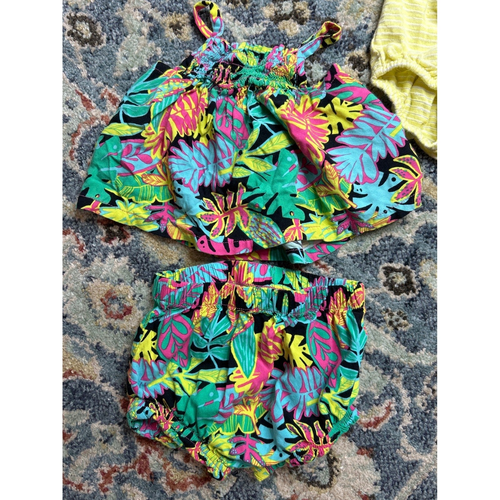 Monica Andy Caden Lane Girls 6-12M Summer Bubble & Dress Bundle5