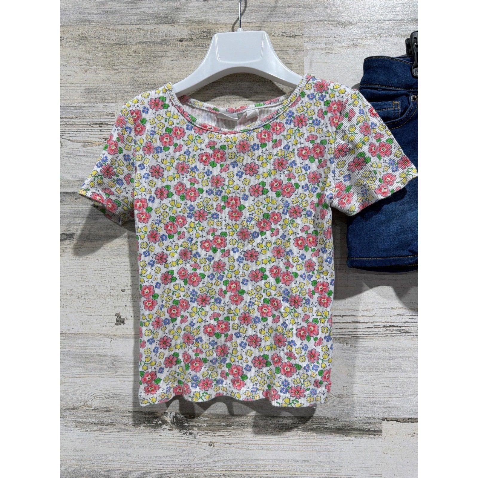 Gap Old Navy Cat & Jack Shirt Shorts Bundle Girls 8 Multicolor Summer EUC3
