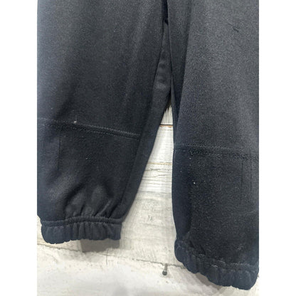 Wilson Baseball Pants Boys Small Black Double Knee Elastic Cuff GUC*1