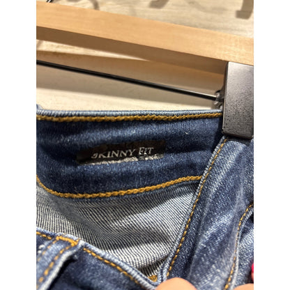 Judy Blue Skinny Jeans Women Size 11/30 Dark Wash Mid Rise Stretch Denim EUC2