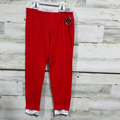 Power Rangers Pajama Set Kids Size 10 Red Graphic Costume Sleepwear *Flawed6