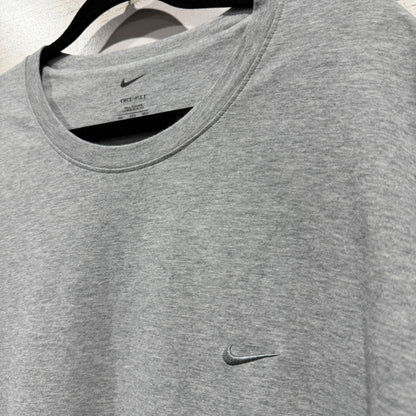 Nike Dri-Fit Tee T-Shirt Men 4XL-T Gray Cotton Poly Blend Sporty Athletic1