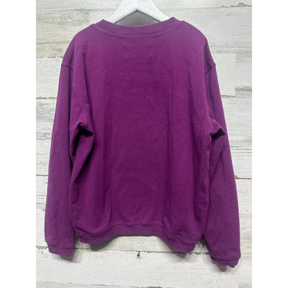 SweetHoney Sweatshirt Kids 10Y Purple Trick or Treat Halloween Graphic EUC1