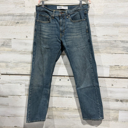 Signature Levi Strauss S51 Straight Jeans Men 32x30 Blue Cotton Blend Casual EUC0