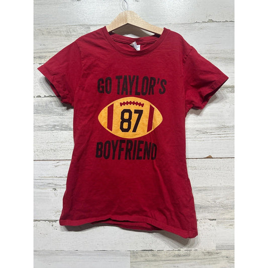 Women XS Red Go Taylor's Boyfriend Travis Keller Chiefs Kansas City 87 Swiftie0