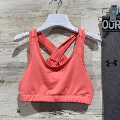 Under Armour BCG Activewear Bundle Girls M Gray Coral White Sporty EUC2