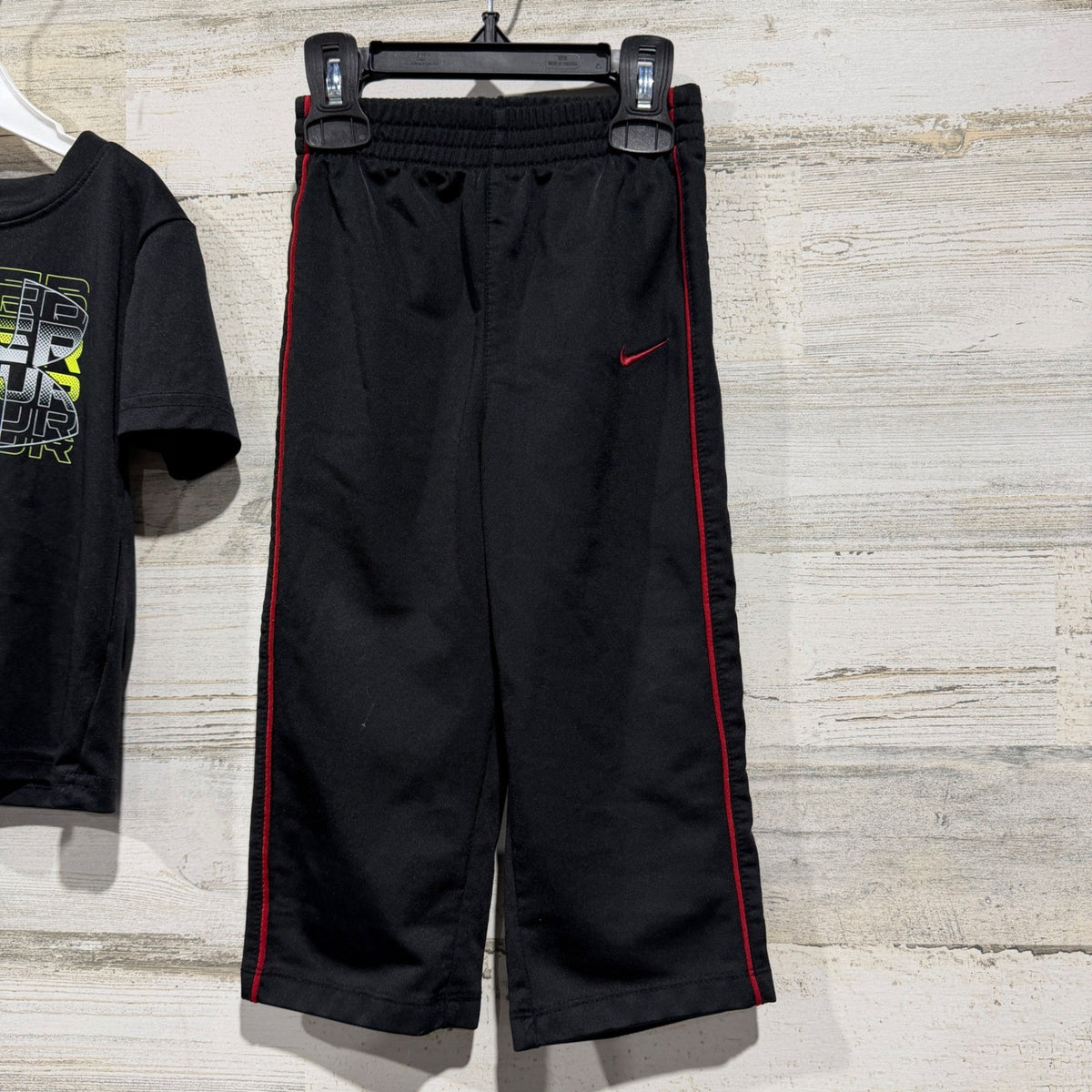 Nike Under Armour T-Shirts Pants Bundle Boys 24M Black Gray Active Sporty EUC3