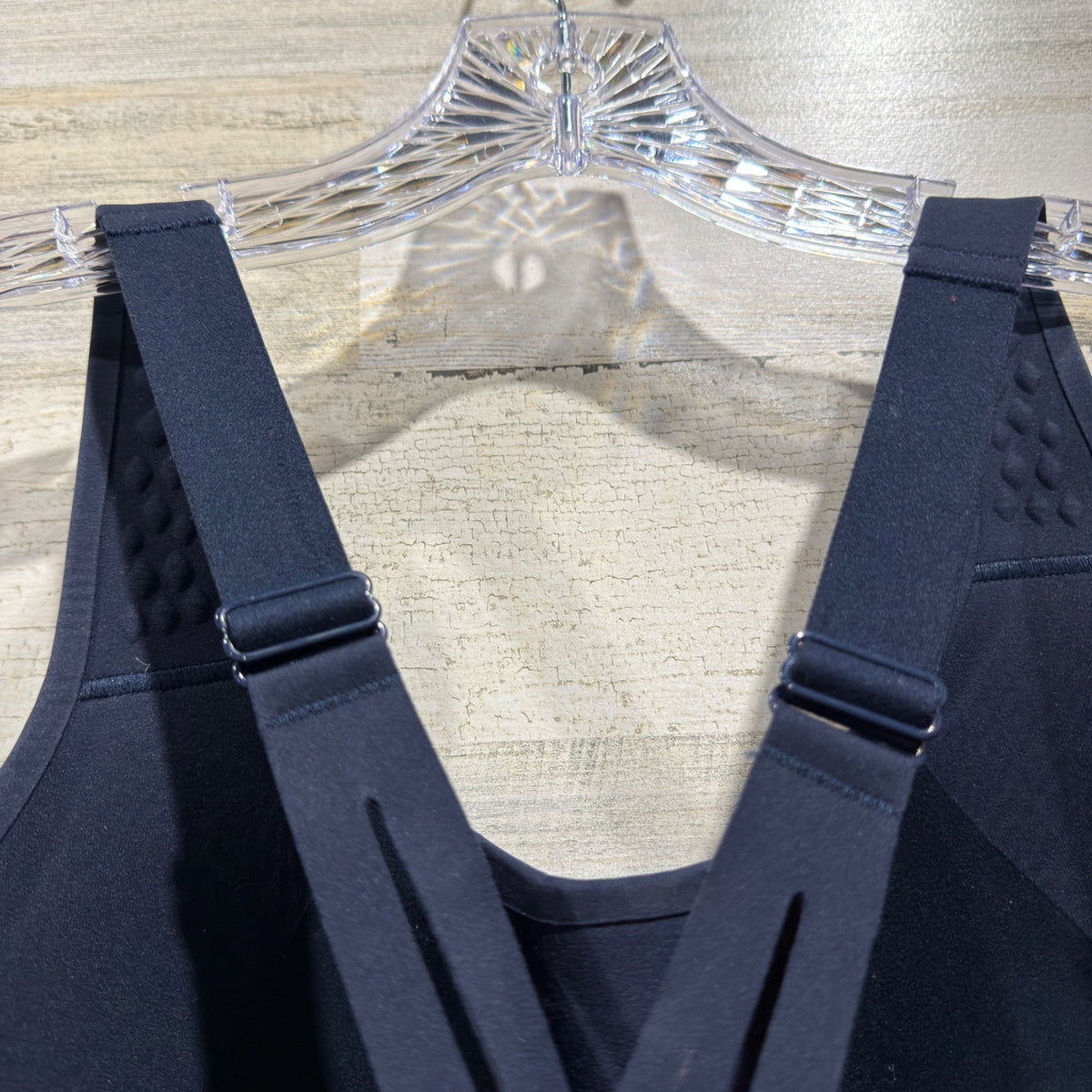 Lululemon AirSupport High-Support Bra 36DD Navy Blue Nylon Performance EUC7