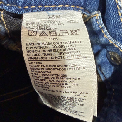 Old Navy HB Baby Clothing Bundle Girls 3-6M Long Sleeve Pants Denim EUC10